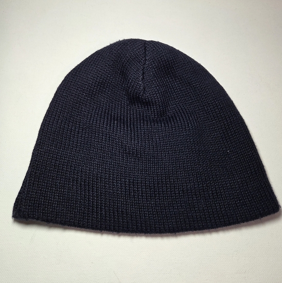 Vintage Polo Ralph Lauren Navy Blue Knit Beanie Hat USA Olympic American Flag - Picture 3 of 6
